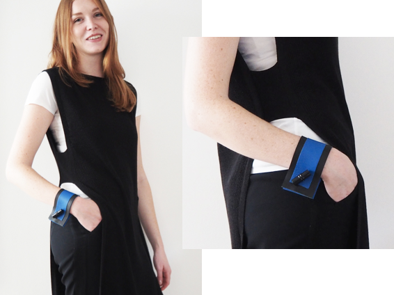 leather oversized cuff bracelet