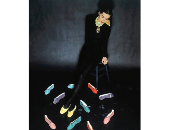 black dress stunning shoes