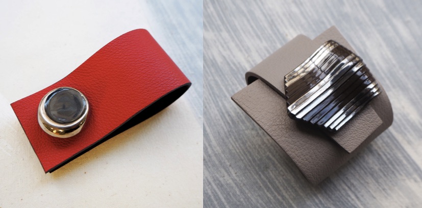 High end women leather bracelet