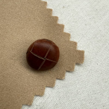 Light Brown Braided Leather Button 15–18–21–28mm