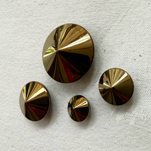 Bouton Design Conique Mordoré 14-18-23-32mm