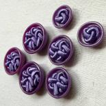 Bouton Bijou Passementerie Mauve Parme 18-22-27mm