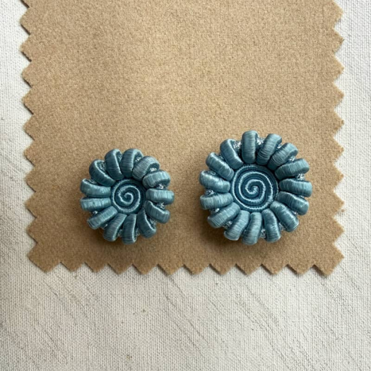 Couture Passementerie Jewel Button Light Blue 24-30mm