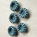 Couture Passementerie Jewel Button Light Blue 24-30mm