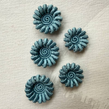 Couture Passementerie Jewel Button Light Blue 24-30mm