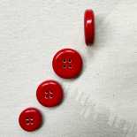 Bouton Design Rouge Cerise Fantaisie 18-20-22-25mm