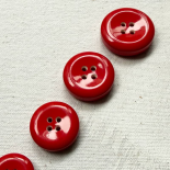 Bouton Design Rouge Cerise Fantaisie 18-20-22-25mm
