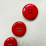 Bouton Design Rouge Cerise Fantaisie 18-20-22-25mm