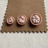 Powder Pink Passementerie Jewel Button 18-22-27mm