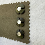 Khaki Flower & MOP Couture Button 18-20-22-24mm