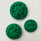 Mint Green Passementerie Jewel Button 30-36-40mm