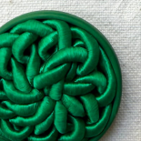 Mint Green Passementerie Jewel Button 30-36-40mm