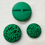 Mint Green Passementerie Jewel Button 30-36-40mm