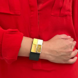 Bracelet Manchette Bijou MANIFESTO Design Italien Vintage