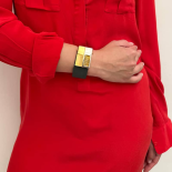 Bracelet Manchette Bijou MANIFESTO Design Italien Vintage