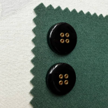 Bouton Bijou Haute Couture Gala Noir Quatro 27mm