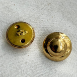 Gold-Tone Saturn Jewel Button 22mm