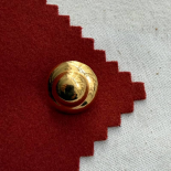Beau Bouton Bijou Métal Doré Saturne 22mm
