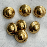 Beau Bouton Bijou Métal Doré Saturne 22mm