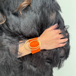 Bracelet Manchette Bijou OVALINE Cuir Recyclé