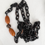THE CENTURY Ebony & Vintage Beads Statement Necklace
