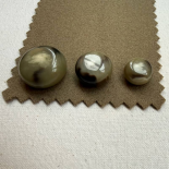 Bouton Design Amplitude Effet Corne Beige Brun 18-23-28-34mm