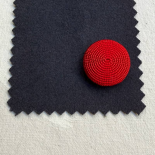 Bouton Passementerie ROUGE HYPNOTIQUE 17-23-28-33mm