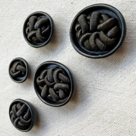 Bouton Bijou Passementerie Gris Souris 18-22-27mm