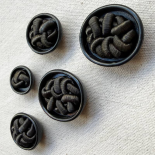 Mouse Grey Passementerie Jewel Button 18-22-27mm