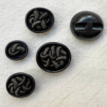 Mouse Grey Passementerie Jewel Button 18-22-27mm