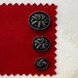 Mouse Grey Passementerie Jewel Button 18-22-27mm