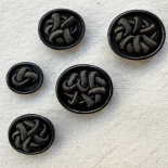 Mouse Grey Passementerie Jewel Button 18-22-27mm