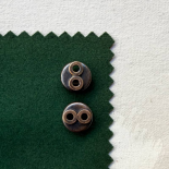 Bouton Design Métal Mordoré Œil de Chouette 18mm