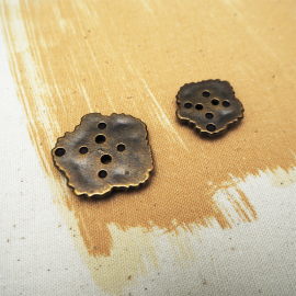 Silver Urchin Button 34mm