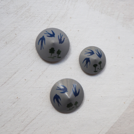 Bouton conique r&eacute;sine Hirondelle 27mm