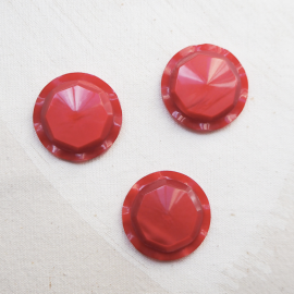 Design Red Coat Button 35mm