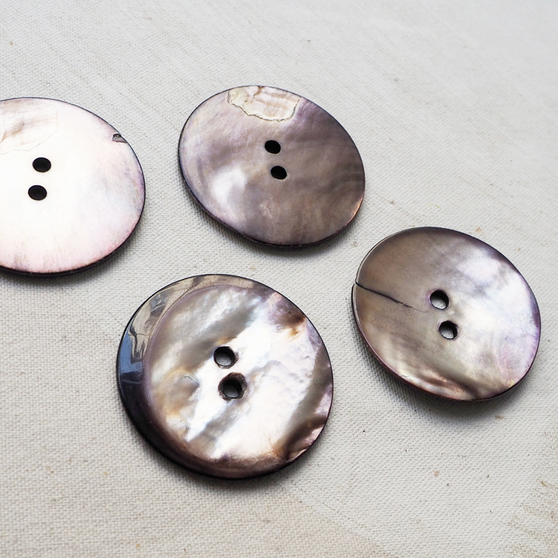 8 Grands Boutons Croix En Nacre Rose - 20x20 Mm | Pour Couture, Customisation, Bijoux