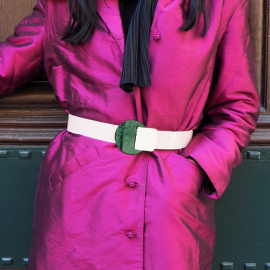 Ceinture Boucle Bijou Rose