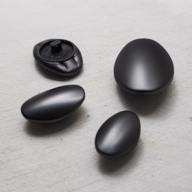 Design Button Oval Metal Blue Gun 25-30-35mm