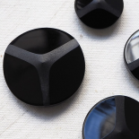 Design Button Gala Black Star 18-31-35mm