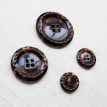 Bouton Design Marron Couture 17-37mm