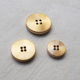 Design Button Brushed Gold Disco 18-20-23-26-31mm