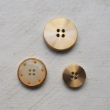Design Button Brushed Gold Disco 18-20-23-26-31mm