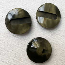 Design Button Gala Audace 90s Khaki Green 27mm