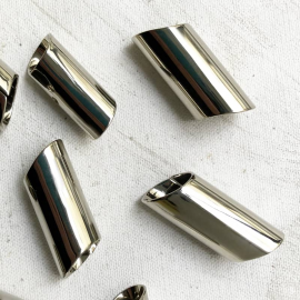 Design Button Silver Cylinder 30-35mm