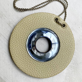 Design Necklace Mini Carlotta Beige Blue