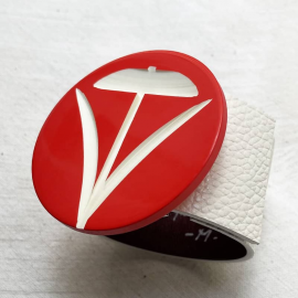 Bracelet Design Bateau Fleur Rouge et Blanc