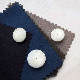 Design Button Frost White 34mm
