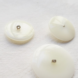 Design Button Frost White 34mm