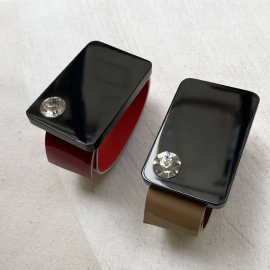 Manchette Femme Bijou Strass Solo 80s